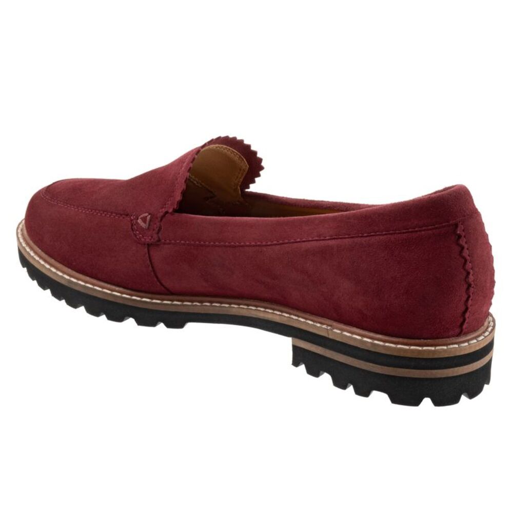 Trotters Womens Fayth Burgundy Shoes (NWT) - Picture 5 of 7